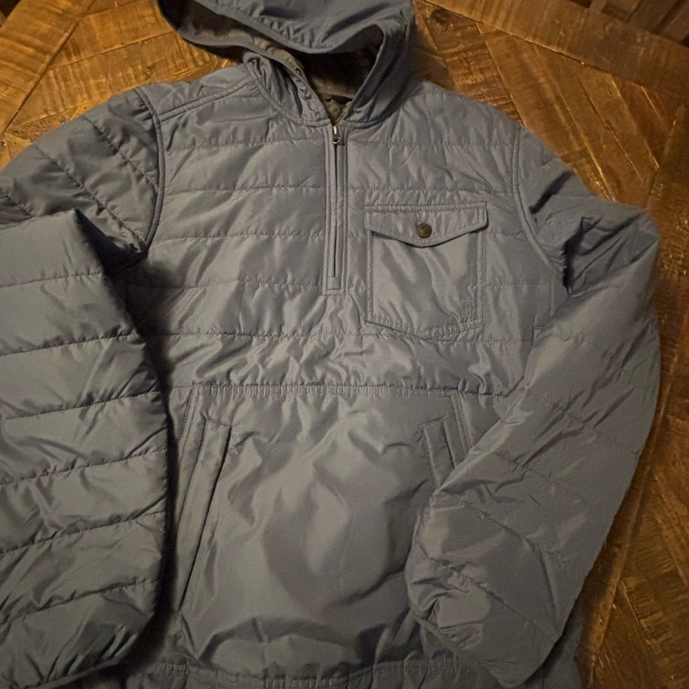 Men's Blue Hooded Jacket